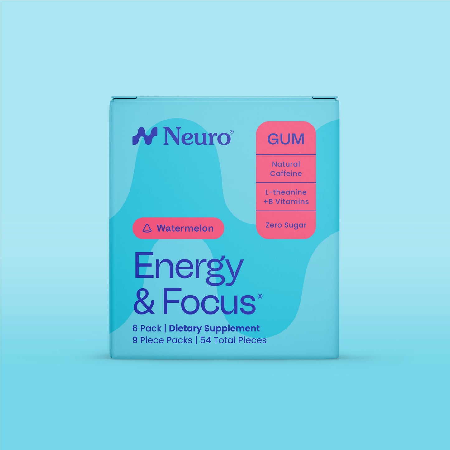 Energy & Focus™ Gum – Watermelon